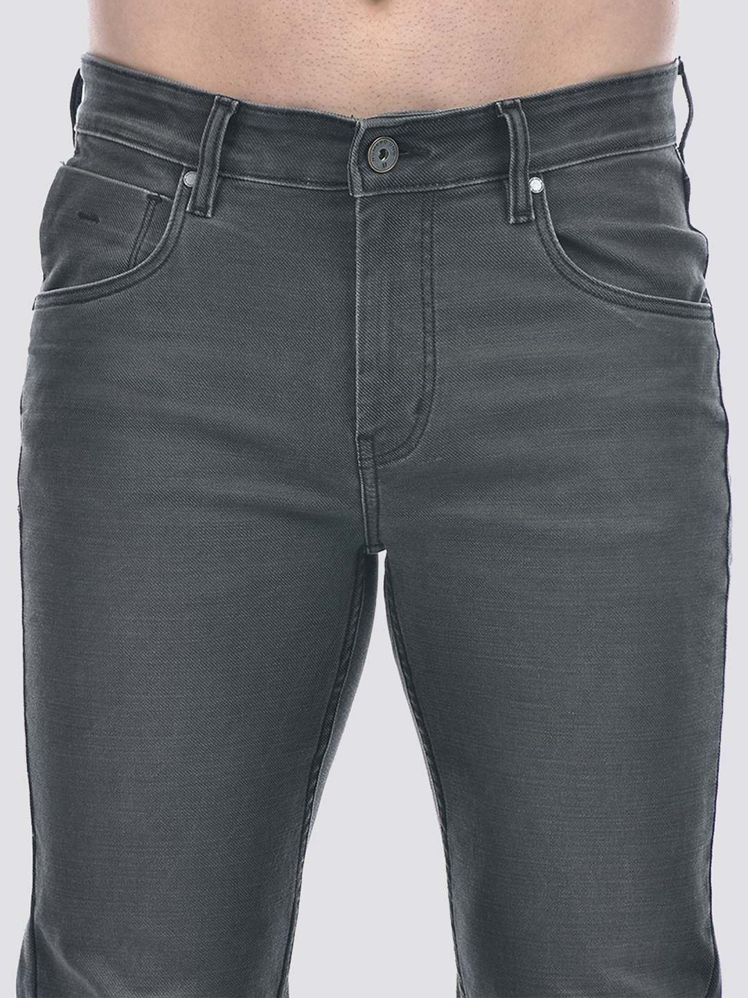 Numero Uno Men Forest Night Slim Fit Mid Rise Sustainable Jeans